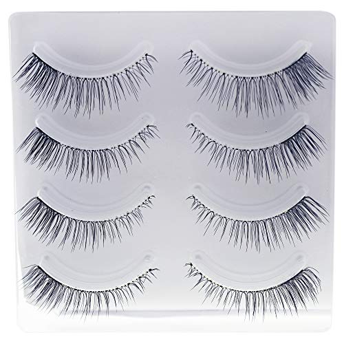 Miche Bloomin False Eyelashes, 5 Girl Wink for Women, 4 Count
