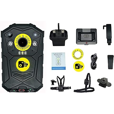 Defender 32GB Wearable Body Camera Bodycam and Accessories - Personal Protection, Door Staff, Doorman, Bouncer, SIA Security Camera… Cover