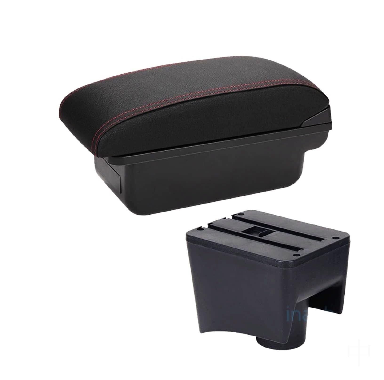CBCLOPKLCU Centre Console For Vw For Polo Mk5 6R For Vento 2012-2018 Center Console Armrest Storage For Box with USB
