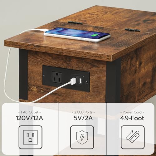 Hoobro BF141UBZ01 End Table With Charging Station thumb #6