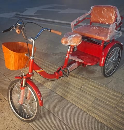Triciclo con freno de estacionamiento y amortiguador hidráulico miniatura 2