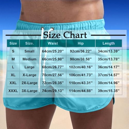 Xiaojmake Men's 5" Swim Trunks Quick Dry Beach Board Short Swimming Shorts Bathing Suits with Inner Mesh Lining and Pockets2