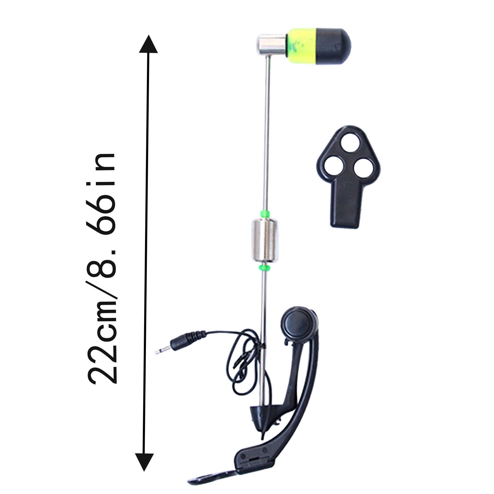 DSOPV Alarme De Pêche LED étanche – Double Clochette Avec Anneau, Lot De 10, Détecteur De Morsure Sur Canne