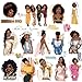 Black Girl Decal Sticker Book for Water Bottle: 260+ WaterProof Vinyl Motivational Stickers for Black Teen Girls & Women, 24 Pages for Journaling, Scrapbooking, Laptop, Self-Care & Inspirational Decor
