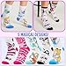 Disney Socks Valentines Day Gifts for Women, Wife, Girlfriend, 5 or 6 Pack, US Size 4‑9, Soft and Breathable Novelty Socks (4/9 US, Pink Alice in Wonderlan, 5 Pcs)