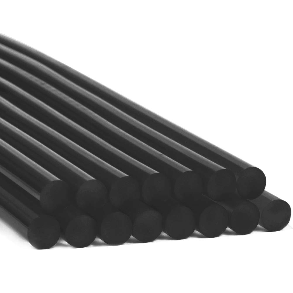 QLOUNI 15Pcs PDR Glue Sticks, Dent Glue Sticks Hot Glue Sticks Paintless Dent Repair Tool for Car Repair Dent Remover Tool Set - Black Hot Glue Sticks