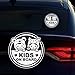 Baby on Board Sticker for Cars, Nouiroy 2PCS Kids on Board Super Strong Reflective Two Babies in Car Decals and Stickers Cute Baby Car Window Bumper Safety Warning Sign Auto Vinyl Sticker, White