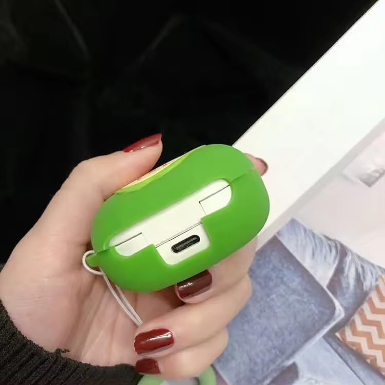 Image of Valente Silicone Case Cover for Samsung Galaxy Buds FE (2023), Buds 2 Pro (2022), Buds 2 (2021), Buds Pro (2021), and Buds Live (2020) (Avocado)
