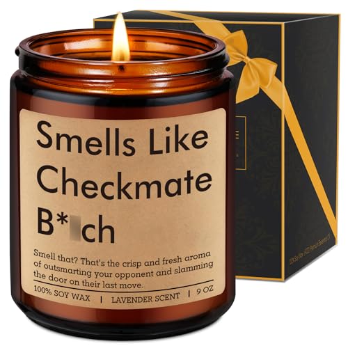 Fairy's Gift Smells Like Checkmate Candle, Chess Lovers Gifts, Chess Player Gifts for...