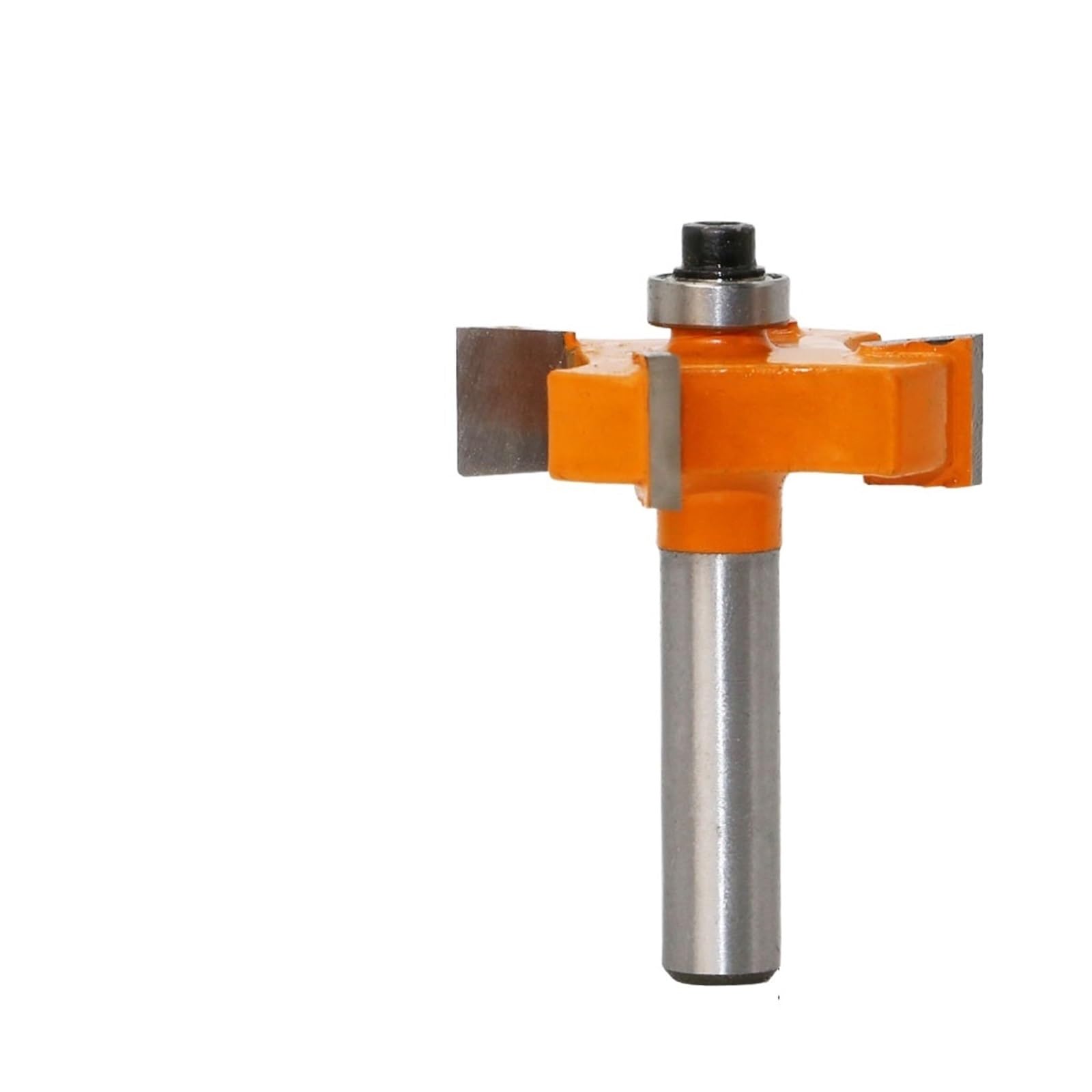 Epaknhgd No2 1Pc 8Mm Shank T Type Bearings Wood Milling Cutter Industrial Grade Rabbeting Bit Woodworking Tools Router Bits For(No2)