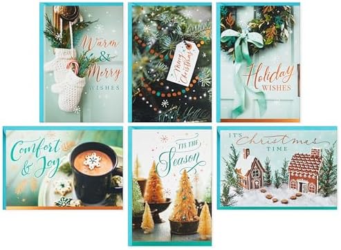 Hallmark Rustic Red Truck Christmas Cards - 40 Cards & Envelopes Season's Greetings