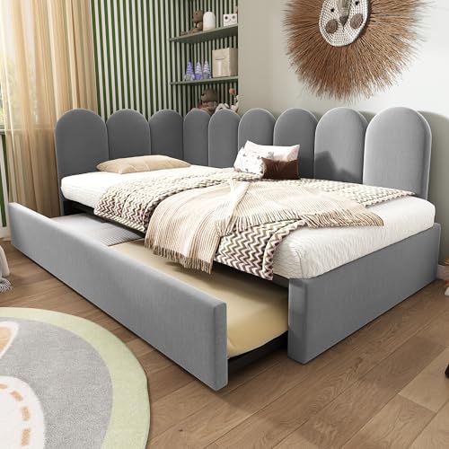 Letto Singolo 90x200 con letto estraibile 90x190, Divano Letto con