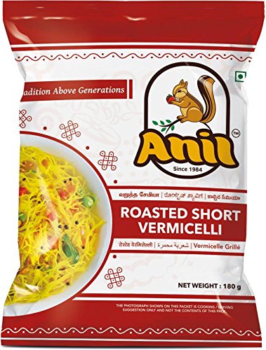 Anil Roasted Short Vermicelli 180g/6.349 oz (Pack of 5)