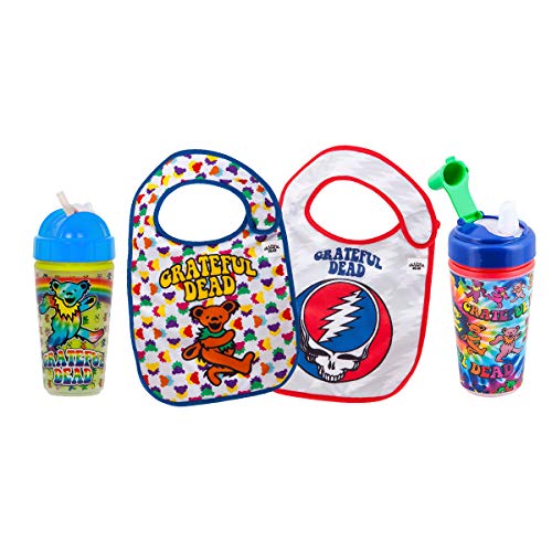 Image of daphyls Grateful Dead Starter Cups & Bibs Feeding Pack