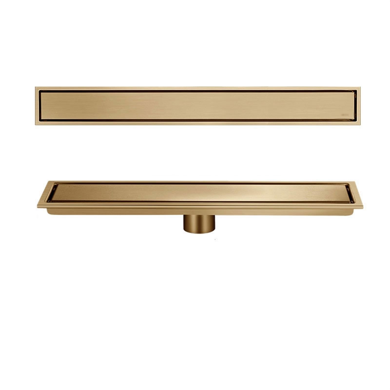 Rectangular Desagüe de Ducha Lineal de Acero Inoxidable 304, Desagüe Lineal Desagüe De Suelo Cubierta Oculta Desmontable, Profesional Desagüe Lineal Desagüe De Suelo para Cocinas, Baños y Aseos (Colo