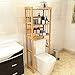 LIN HE SHOP Über die Toilette Regal, Rack-Multi-Tier Bodenregale Tuch Umweltfreundliche Bambus Rack-Halter-Badezimmer-Lagerschrank Holz Space Saver Organizer Waschmaschine (Größe : 53x26x150cm)