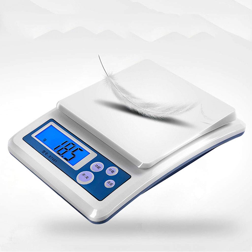 MRKU Balance électronique de Cuisine avec Fonction Tare, écran LCD rétroéclairé, Lecture Facile, multifonctionnelle pour peser Les Fruits et légumes