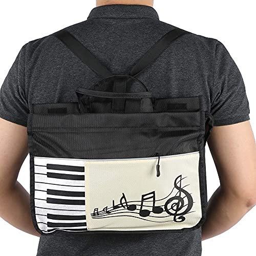 Mochila para partituras impermeable y resistente al desgaste con doble capa interior 5