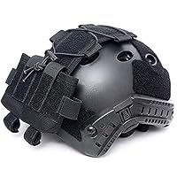 Poche à Batterie Pour Casque Tactique MK2 – Nylon Haute Densité, Attache Velcro – Airsoft, Paintball
