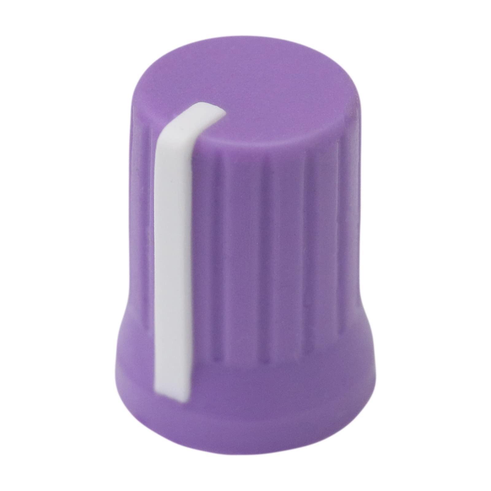 6mm D-Shaft Hole Rubber Soft Grip Vibrant Colour Body Mixer Knobs Pack of 6 (Purple) - Image 2