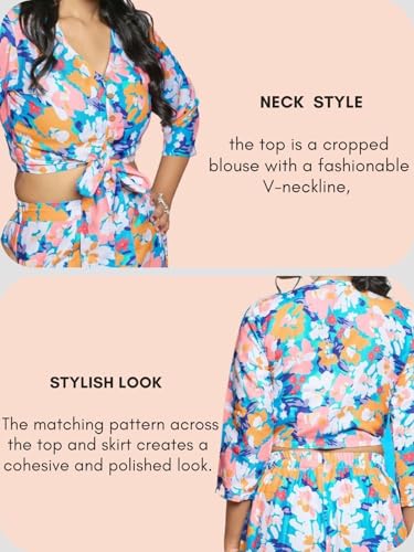 Image of GRECIILOOKS Women Co-ord set | western Coord set | Summer Travel Outfit | Trendy Printed Pajama Sets | Women's stylish