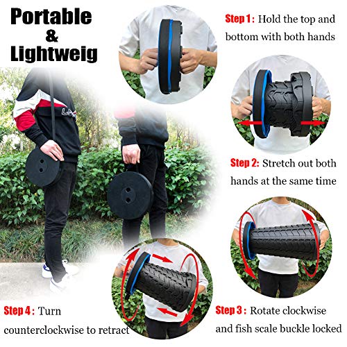 Image of Folding Stool Portable Folding Stool Second Generation Folding Camping Stool for Fishing /BBQ /Indoor /Outdoor Activities, Maxi Load 397 LB (Black)