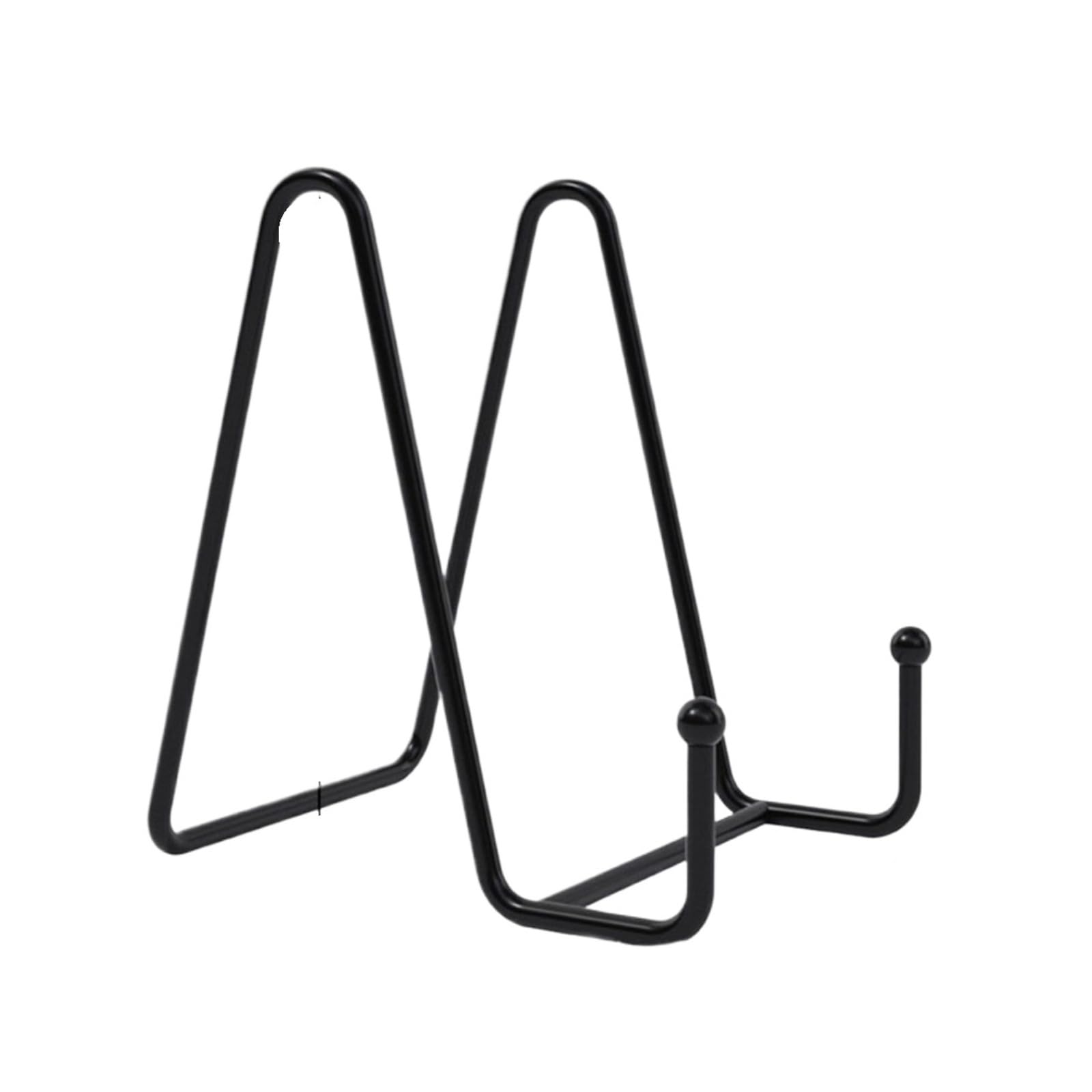 Xiehya One Color 4Pcs 4Inch Frame Holder Easel Black Magazine Display Stand Home Decoration Storage Ornaments For Home