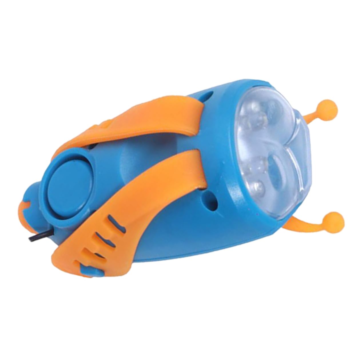BESPORTBLE 2 Piezas Luz Bicicleta Delantera Infantil LED Recargable USB con Bocina Seguridad para Diseño Fácil Instalar para Ciclismo Exterior