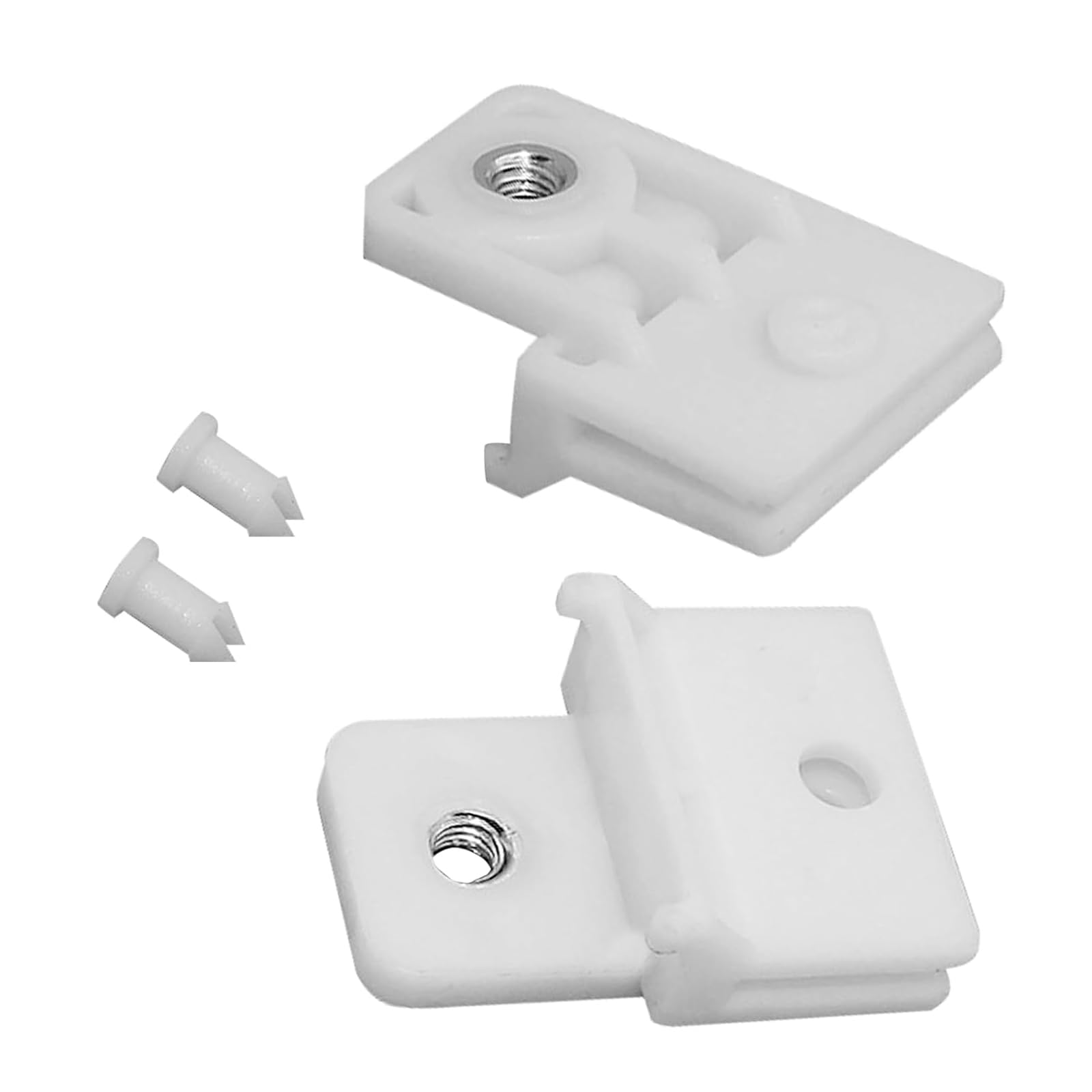 2 PCS Car Window Glass Channel Holder Fixing Bracket CC-074 Integrated Design Glass Holder Fixing Clip Plastic Buckle