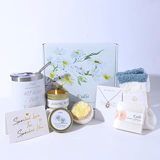 Get Well Soon Gifts for Women, Care Package Gift Feel Better Basket Warm After Surgery Recovery Encouragement Gift Thinking of You Box with Coffee Tumbler for Women Friends Female