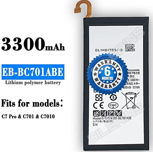 Image of THE BATTERY STORE OriginaI EB-BC700ABE Battery for Samsung Galaxy C7 Pro / C7 C7000 C7010 C2018 C701F battrey with 6 Months Warranty and High Capacity Battery Backup Battery(for Samsung C7 PRO)