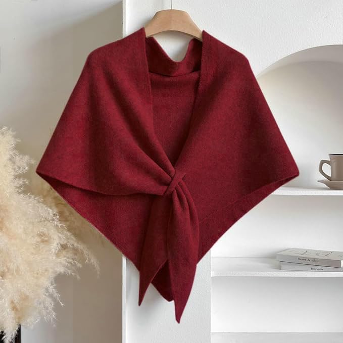 SKAYS Shawl Wraps For Women Pashmina Wraps Knitted Wool Shawls Sweater Shawl Scarf Shrug Cardigan - Image 2