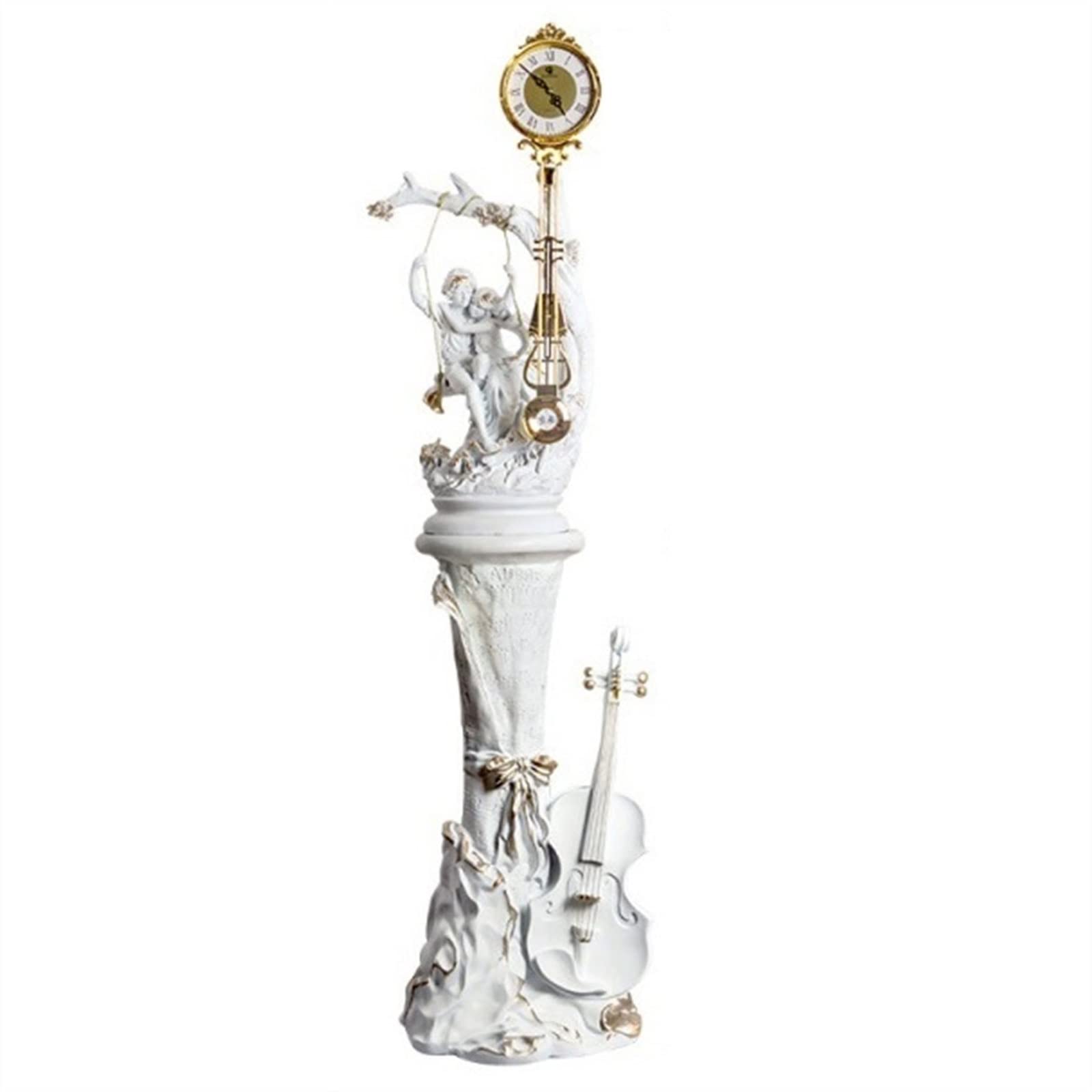 Lizhuzhuzs28 Home European Floor Clock Living Room Pendulum Décor
