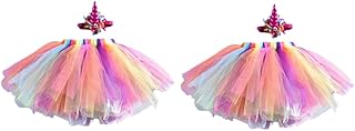 2 Peças Vestidos De Meninas Roupas De Meninas Vestido Para Meninas Roupa Para Meninas Unicórnio Roupas De Meninas Traje De Unicórnio Para Meninas Vestido De Festa De Unicórnio