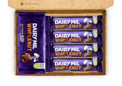 Wholenut Chocolate Gift Box Whole nut Dairy Milk chocolate present UK Favourite Chocolate Brands Perfect for Nut Chocolate Lovers