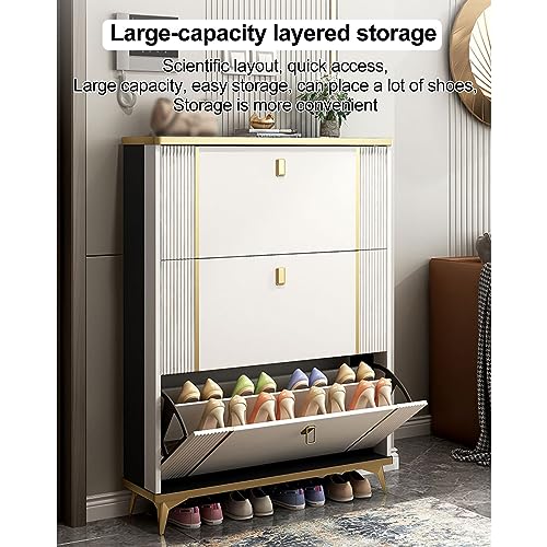 Meuble à chaussures design caché compact pour intérieur moderne