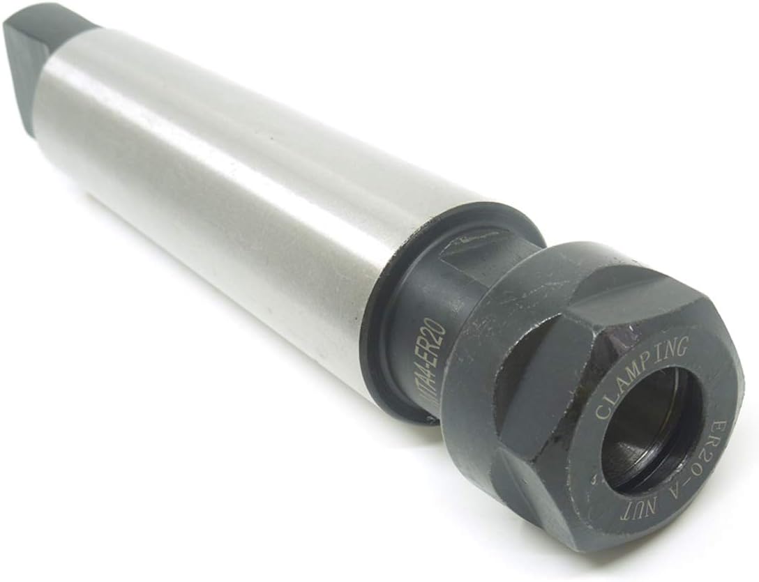 MT4 ER20 Morse Spindle Taper Flat tail shank collet chuck tool MTA4 ER20A For Milling Machine CNC Lathe