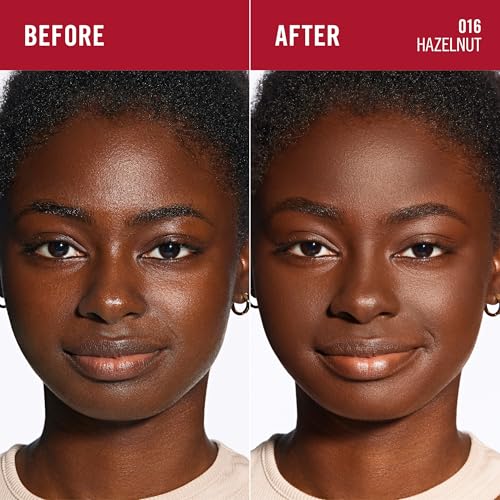 Rimmel Lasting Finish 25 HR Compact Foundation 016 Hazelnut, Matte Buildable Coverage, Powder-to-Cream - Image 4