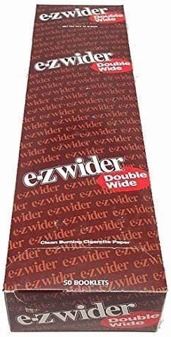 EZ Wider ダブルワイドロールペーパー 50枚 - 小売用ボックス