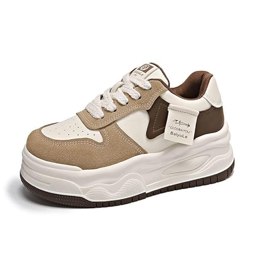 Geerta Cute Sneaker Y2K Aesthetic, White Chunky Summer Platform Retro