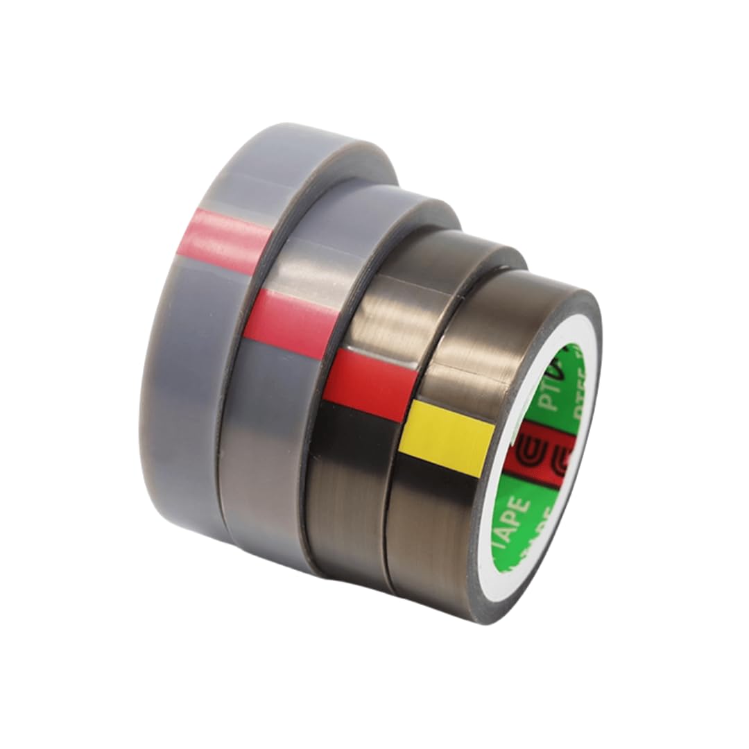 PTFE PEFT-Folienband – 1 Stück, antihaftbeschichtet, hochtemperaturbeständig, glatte Oberfläche, verschleißfestes Klebeband(0.13 * 200 * 10000mm)