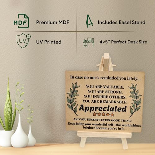 tinydabba Wooden Inspirational Desk Plaque with Easel by tinydabba - 6
