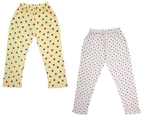 Image of indi weaves Girls Super Soft Cotton Solid Capri Pants Pack of 2