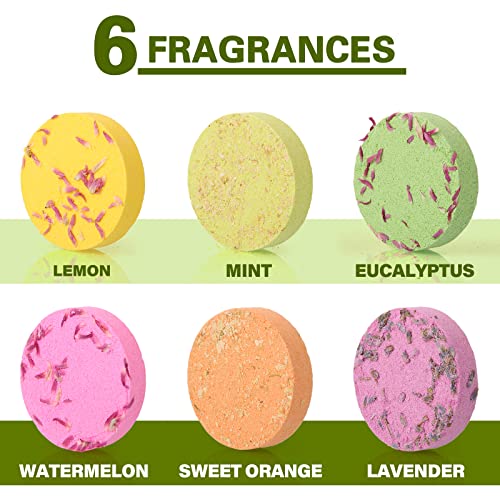 Eyamumo Aromatherapy Bath Bomb Gift Set Of 6 For Women, Handmade Natural Shower Bombs With Organic Essential Oil For Stress Relief, Scented Aromatherapy Shower Tablets For Bubble, Spa Bath #TOP1