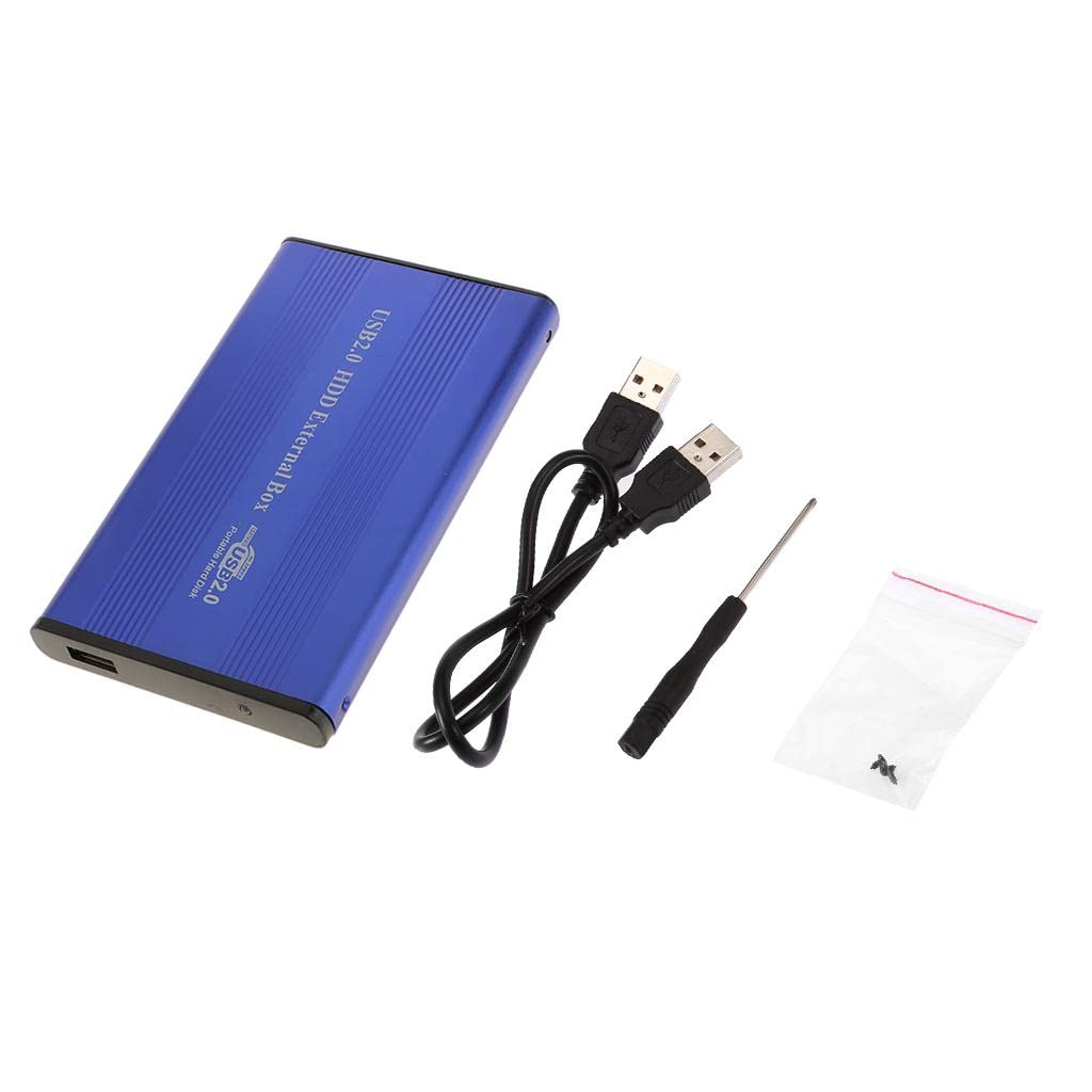 USB2.0 IDE External 2.5" SSD HDD Hard Drive Enclosure Laptop Disk Case Blue-image-25