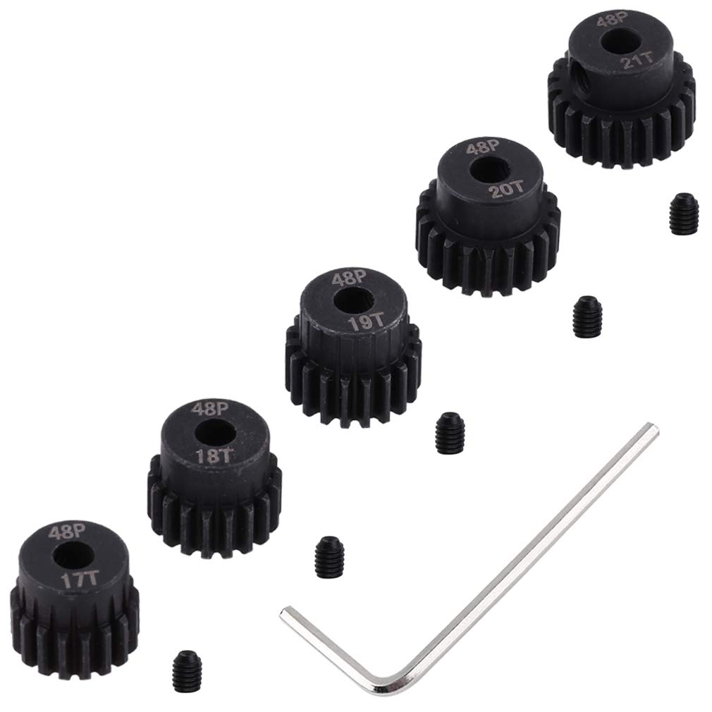 Amazon.com: Hobbypark Metal Steel 48P Pinion Gear Set 3.175mm