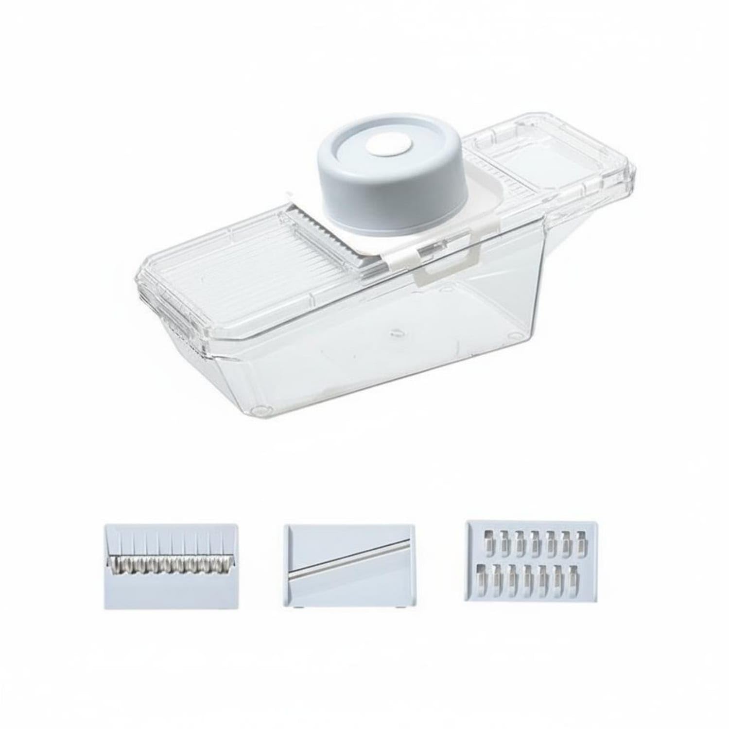 Multi-Functional Multifunctional Vegetable Cutter Inter | Multi-Functional Multifunctional Vegetable Cutter Interchangeable Chopper Safety Mandoline Grater Easy to Clean for Home-image-44