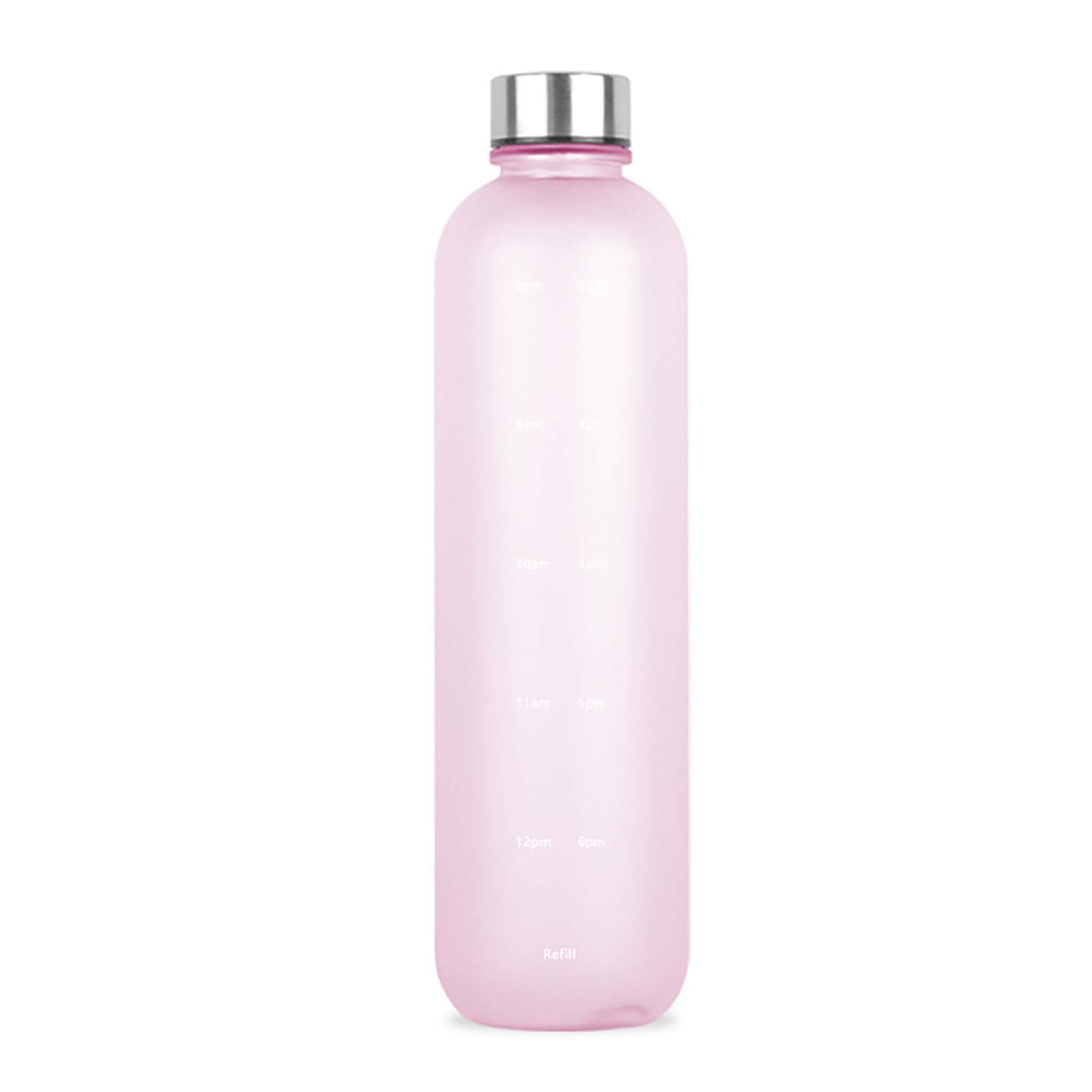 Bouteille d'eau isotherme en acier rose anti-fuite de 500ml
