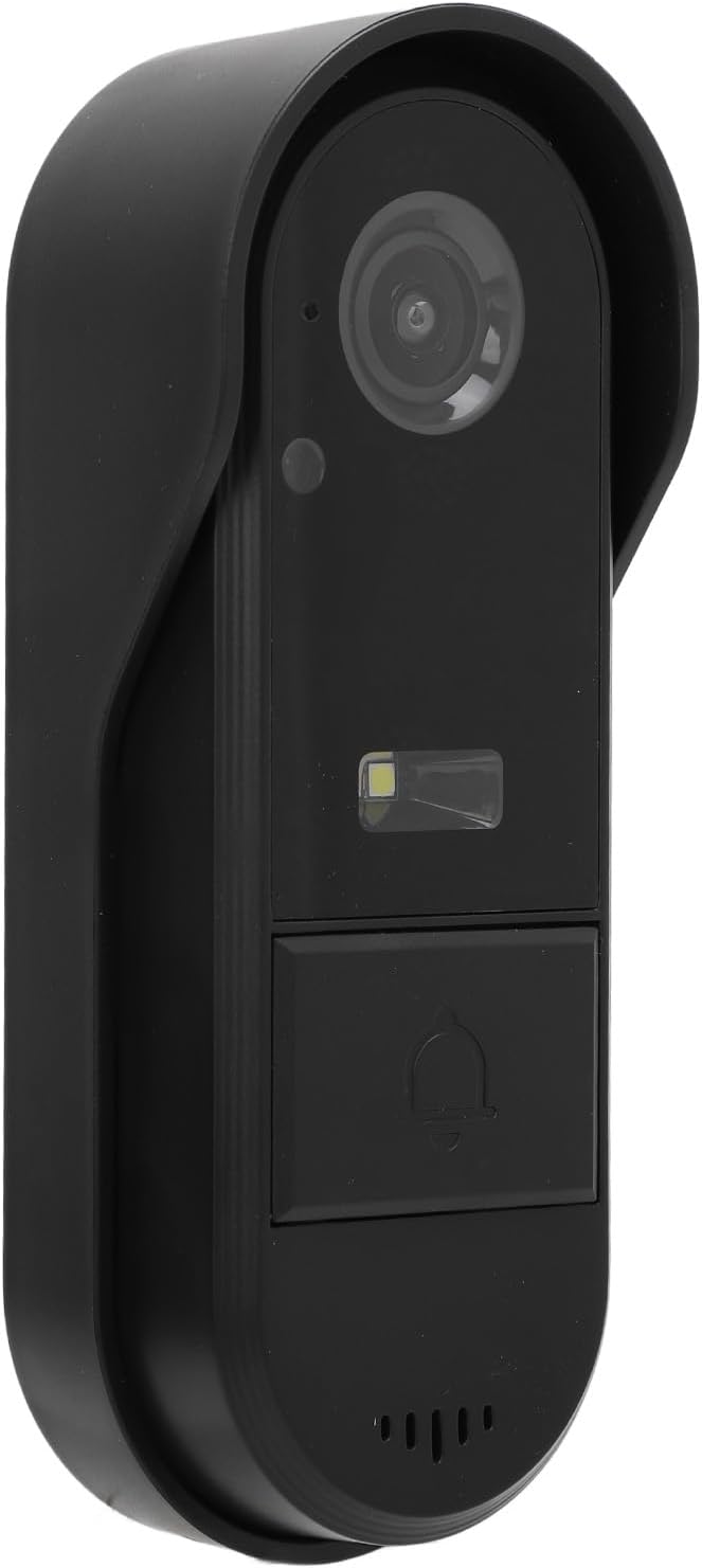 Sanpyl Video Doorbell Camera, 170 Degree Wide Angle 8mp Fisheye Lens Day and Night Use Two Way Talk High Fidelity Microphone Remote Video Call, with Display