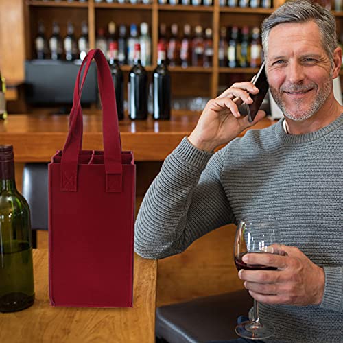 Yardwe Bag Para Vinho Saco de Vinho de Saco de Garrafa de Vinho de para 4 Garrafas de Vinho de Com A
